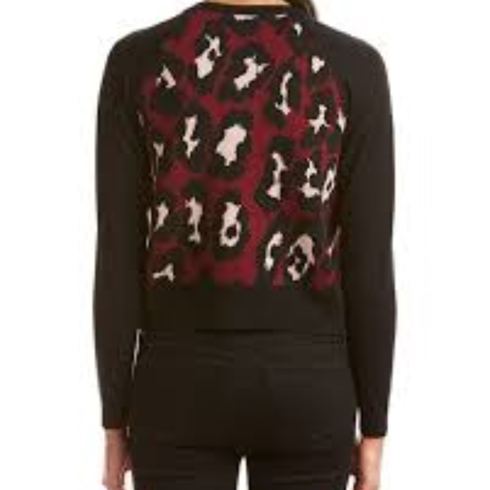 Romeo&Juliet Couture Animal Print LS Sweater-Large - Picture 7 of 8